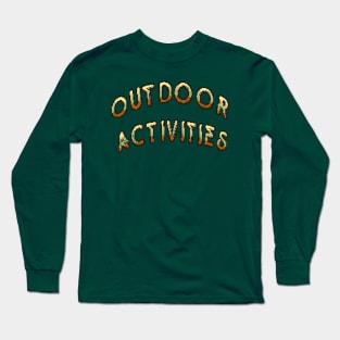 Outdoor Activities (Brown) Long Sleeve T-Shirt